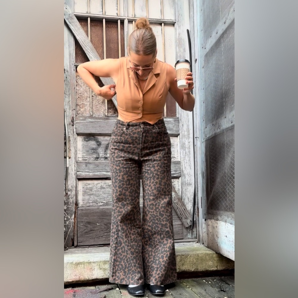 Midland Leopard Print Pant